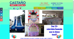 Desktop Screenshot of castanopartyrental.com